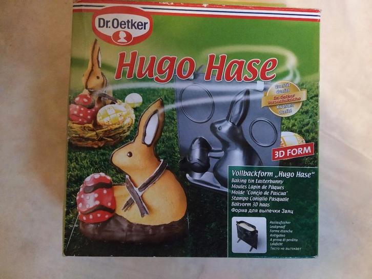 bakvorm Dr Oetker 3D vorm paashaas speciale unieke vorm, Divers, Pâques, Neuf, Enlèvement ou Envoi
