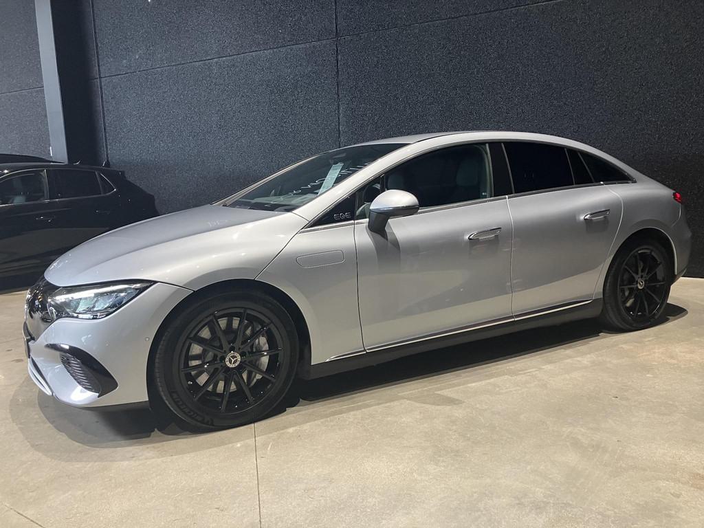 Mercedes-Benz EQE EQE 300 Luxury Line (automatique), Autos, Mercedes-Benz, Argent ou Gris, Entreprise, Carnet d'entretien, Noir