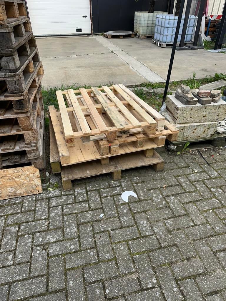 Gratis hout paletten, Enlèvement, Comme neuf