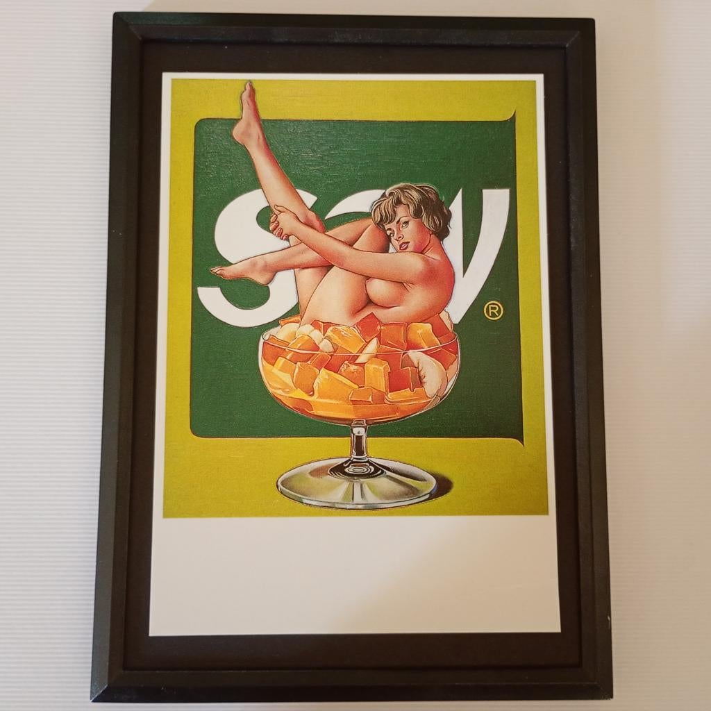 Fruitsla van Mel ramos, Antiek en Kunst, Kunst | Litho's en Zeefdrukken, Ophalen of Verzenden
