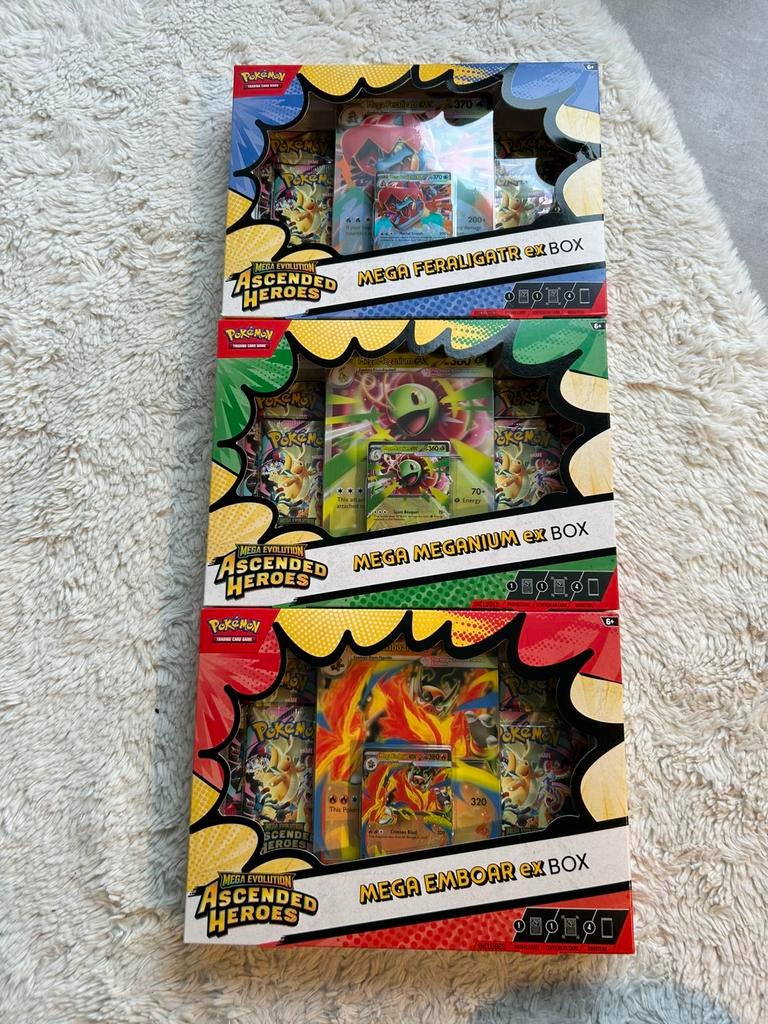 Art set ascended heroes ex boxen sealed, Ophalen