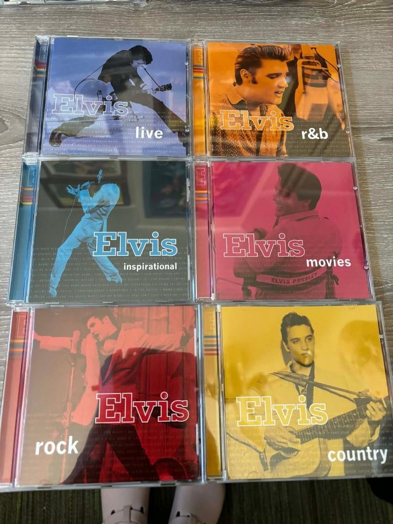 Elvis 6 cd's, Inspirational, rock, country, movies, live,, CD & DVD, CD | Rock, Enlèvement ou Envoi, Comme neuf, Rock and Roll