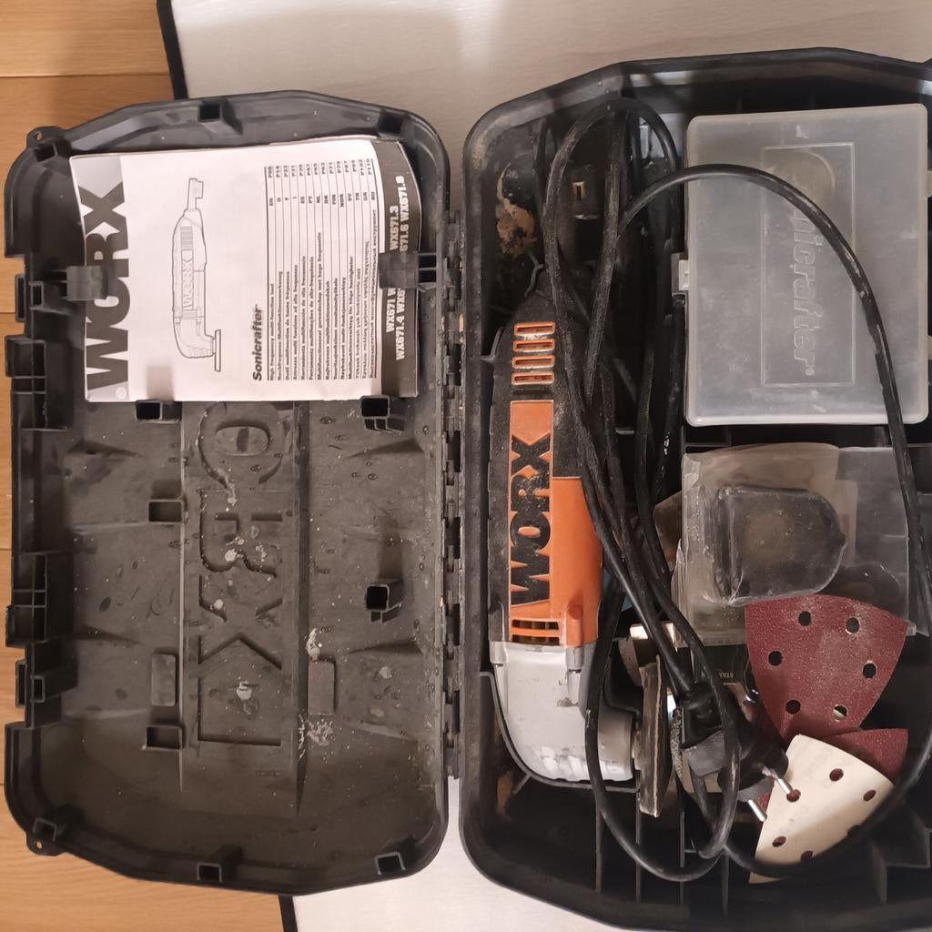 Schuurgereedschap WORK, Ophalen