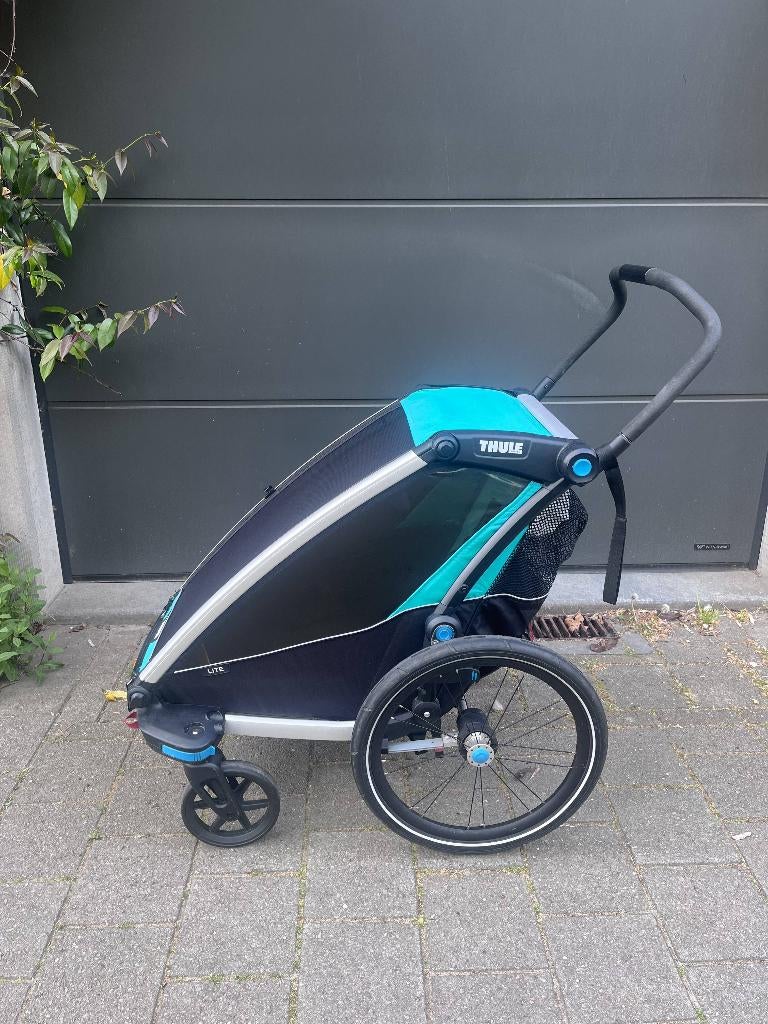 Thule Chariot Lite single + loop kit, Ophalen, Zo goed als nieuw, Overige merken, Zonnekap