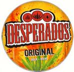 Panneau rond Desperados en métal - rétro vintage mancave, Collections, Enlèvement ou Envoi, Neuf, Panneau publicitaire