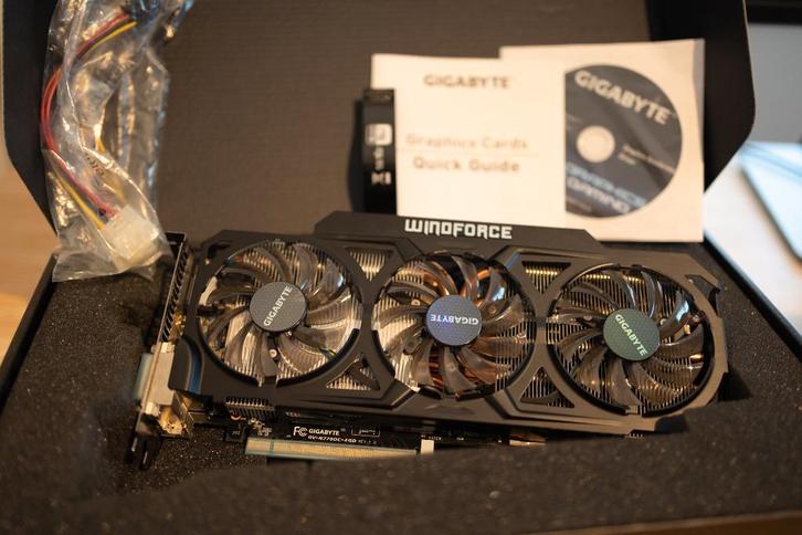 Gigabyte GeForce GTX 770 OC Windforce 4 Go de mémoire GDDR5, Informatique & Logiciels, Cartes vidéo, Utilisé, Nvidia, PCI-Express 3.0