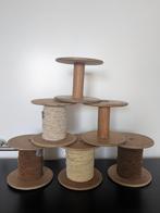 Houten draadspoelen - antiek, Ophalen of Verzenden, Gebruikt, Handborduren, Onderdeel of Accessoires