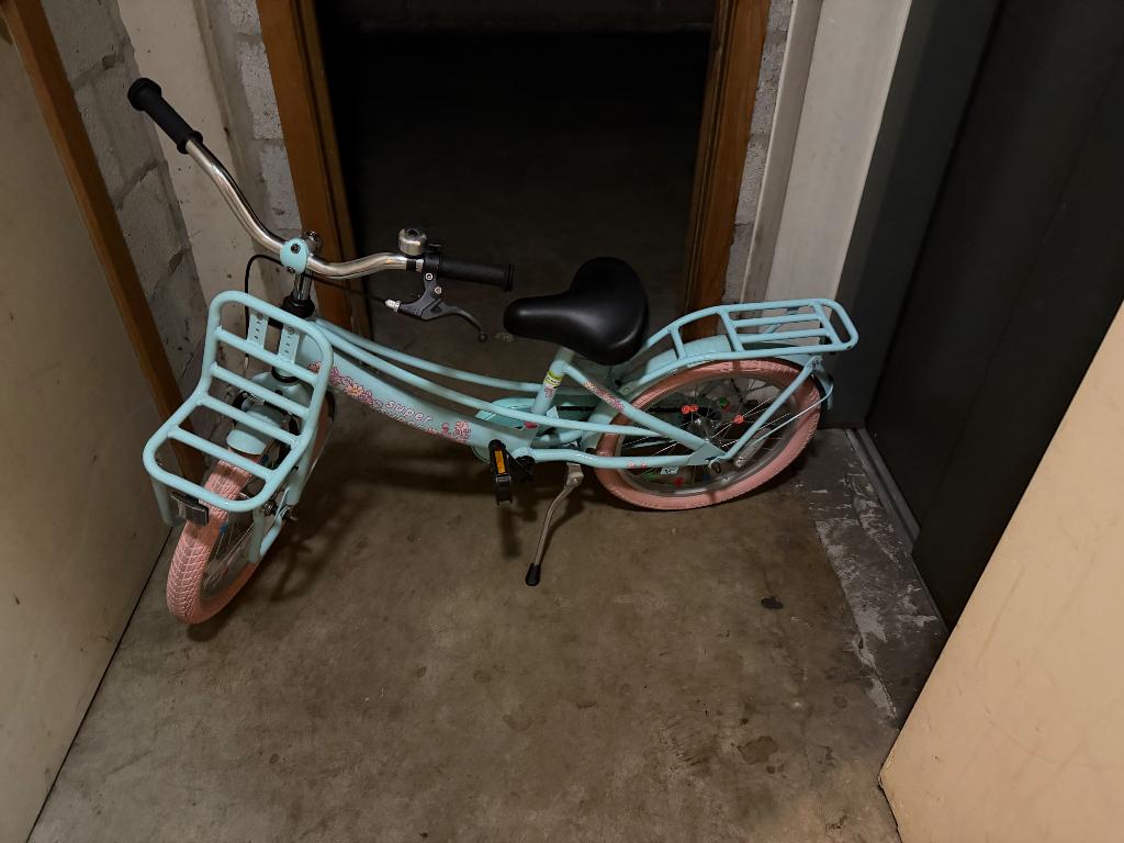 Kindefiets, Fietsen en Brommers, Fietsen | Kinderfietsjes, Ophalen, Gebruikt, 16 tot 20 inch