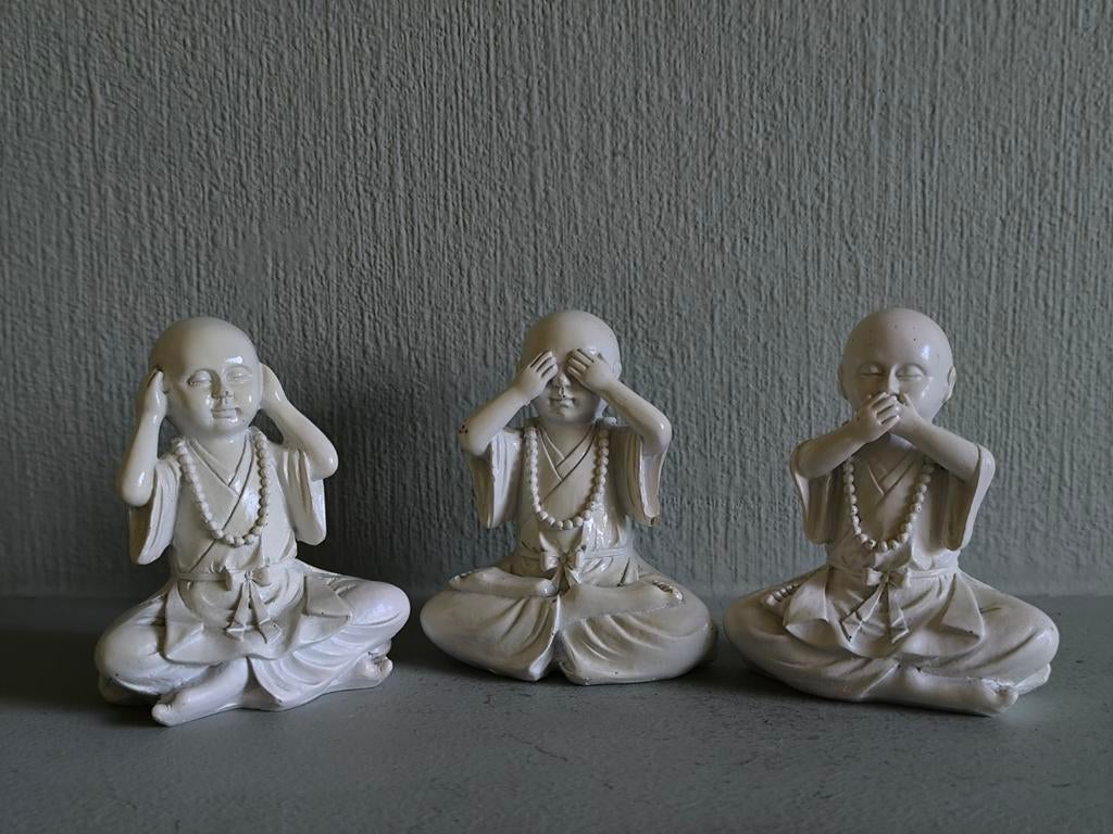 Horen, zien en zwijgen, monniken, Ophalen of Verzenden