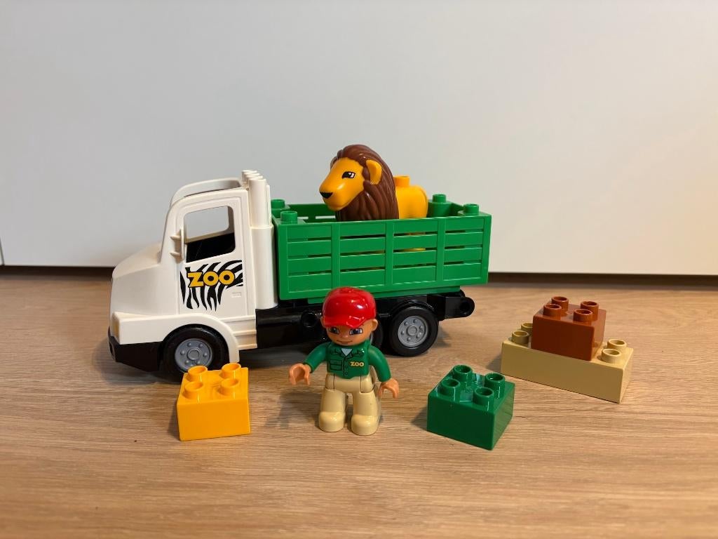 Duplo - Dierentuintruck - 6172, Kinderen en Baby's, Speelgoed | Duplo en Lego, Zo goed als nieuw, Duplo, Complete set, Ophalen