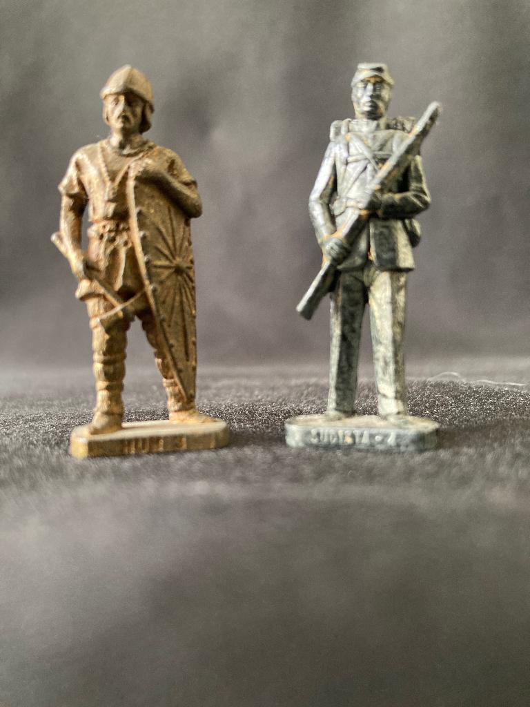 Soldaatjes 4 cm metaal, Verzamelen, Poppetjes en Figuurtjes, Ophalen of Verzenden