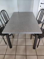 Tafel met 4 stoelen, Ophalen, Zo goed als nieuw, 4 tot 6 stoelen