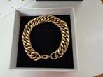 ✨ Twice as Nice goudkleurige schakelarmband - 20,5cm, Bijoux, Sacs & Beauté, Bracelets, Enlèvement ou Envoi, Comme neuf, Or, Autres matériaux