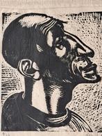 J.F. CANTRE 1886-1931 houtsnede 1923, 15 x 17 cm  gesigneerd, Ophalen