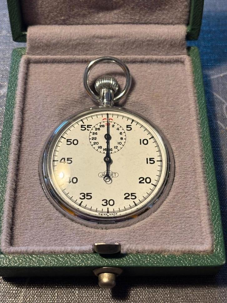 Chronomètre de sport Jaquet – État impeccable avec coffret, Bijoux, Sacs & Beauté, Montres de sport, Comme neuf, Android, Blanc