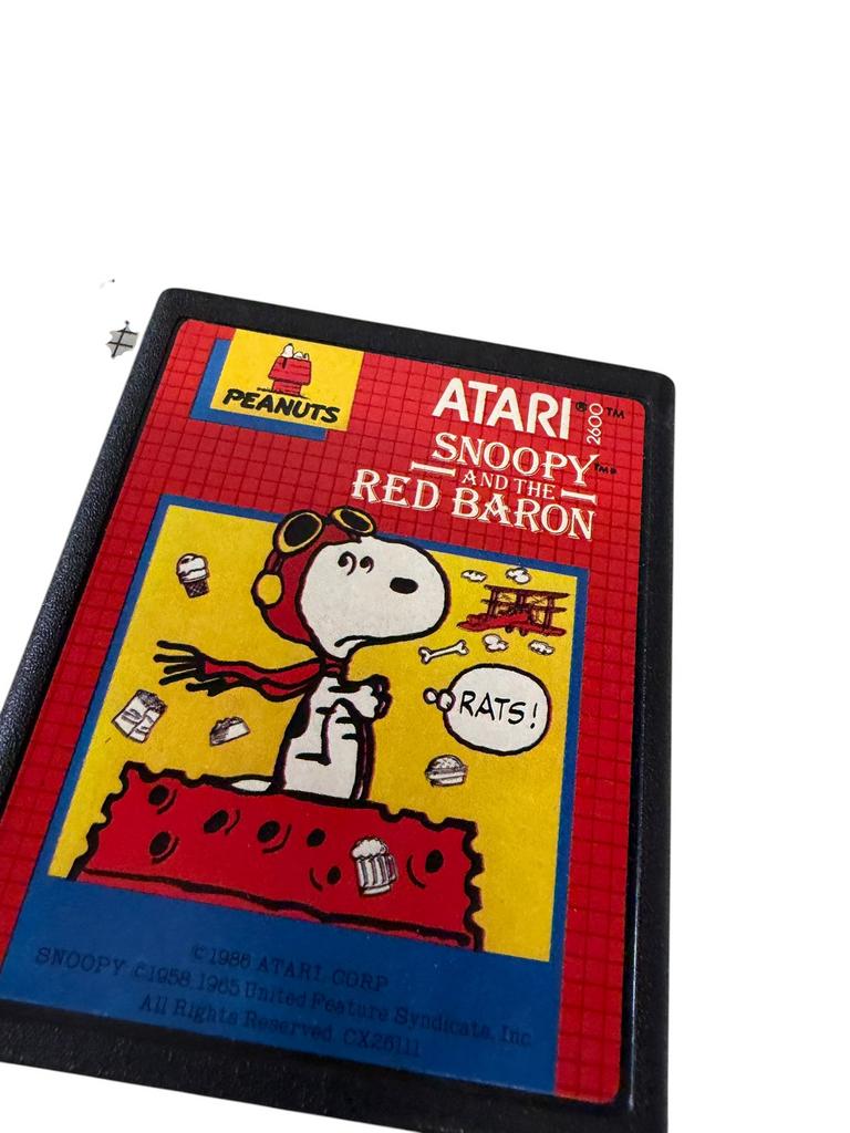 Atari 2600 - Snoopy And The Red Baron - Boîte Complète Sans Notice, PAL, Bon état