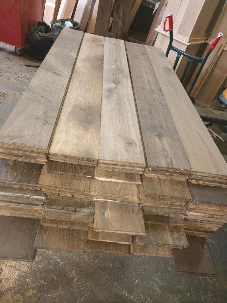Massief eiken planken, Tuin en Terras, Palen, Balken en Planken, Planken, Ophalen
