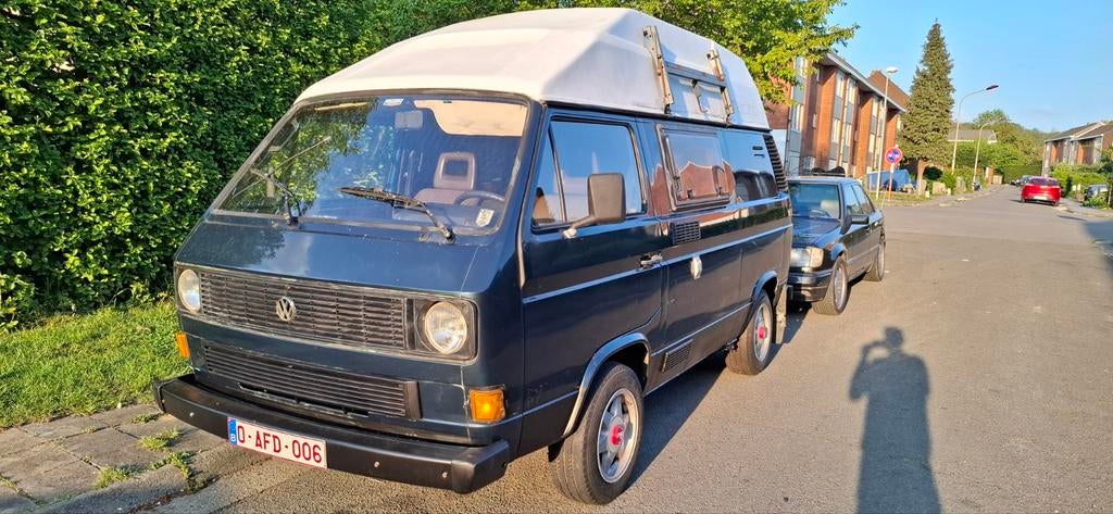 Vw t3/camper/1.6d/1981/ Intérieur westfalia complet 2 place, 1600 cc, Diesel, Particulier, 2 zetels