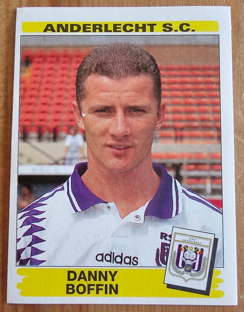 Panini Football 96 #40 Danny Boffin SC Anderlecht Voetbal!, Ophalen of Verzenden, Zo goed als nieuw, Sticker