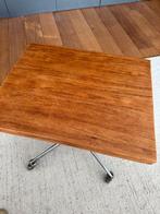 Table vintage sur roulettes, 25 à 50 cm, 50 à 100 cm, Enlèvement, Utilisé