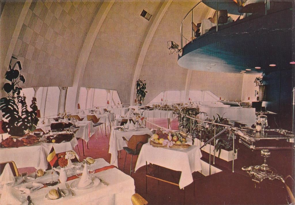 BRUSSEL -  Restaurant Atomium op de Heysel, Collections, Cartes postales | Belgique, Envoi, Non affranchie, Bruxelles (Capitale)