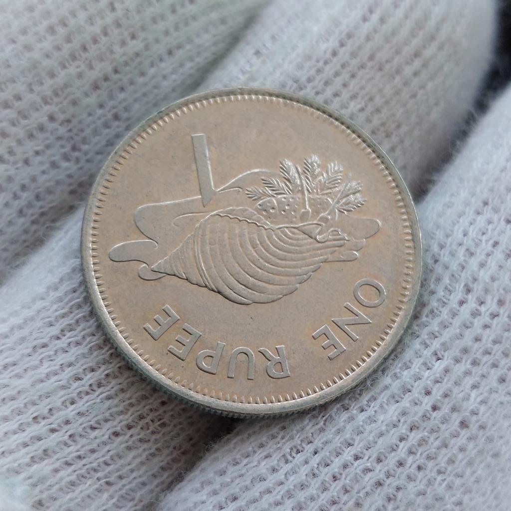 Munt / Seychellen / One Rupee / 2007 / Lage opslag, Postzegels en Munten, Munten | Oceanië, Ophalen of Verzenden, Losse munt