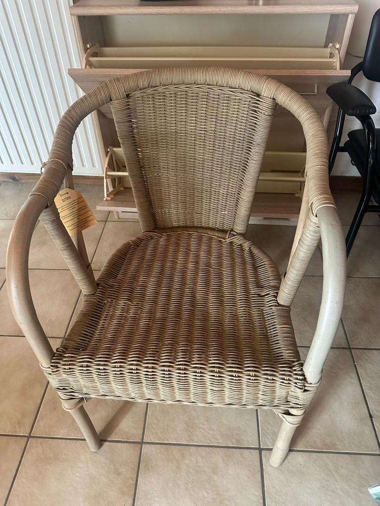 siège en rotin, Maison & Meubles, Enlèvement, Comme neuf, Osier ou Rotin