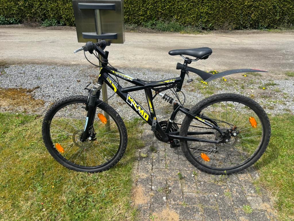 Mountainbike met achtervering, Ophalen, Gebruikt
