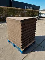 Dalles de moquette marron/beige 1000m2, Enlèvement, Crème