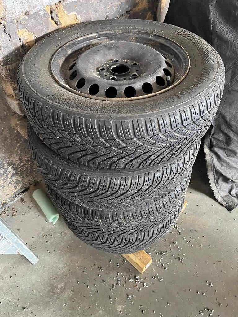 Jantes tôle VW Golf 7, 15 pouces, Pneus hiver, Véhicule de tourisme, Enlèvement