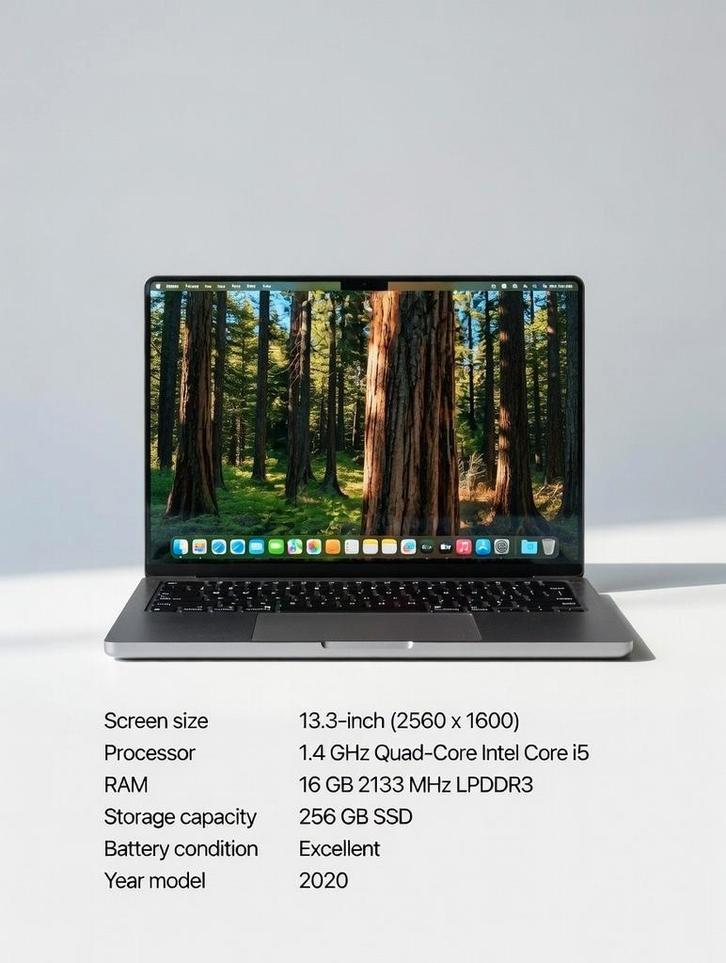 MacBook Pro 13” 2020 – i5 | 16GB | €399 Nieuw 1799€, Computers en Software, Apple Macbooks, MacBook, Ophalen of Verzenden
