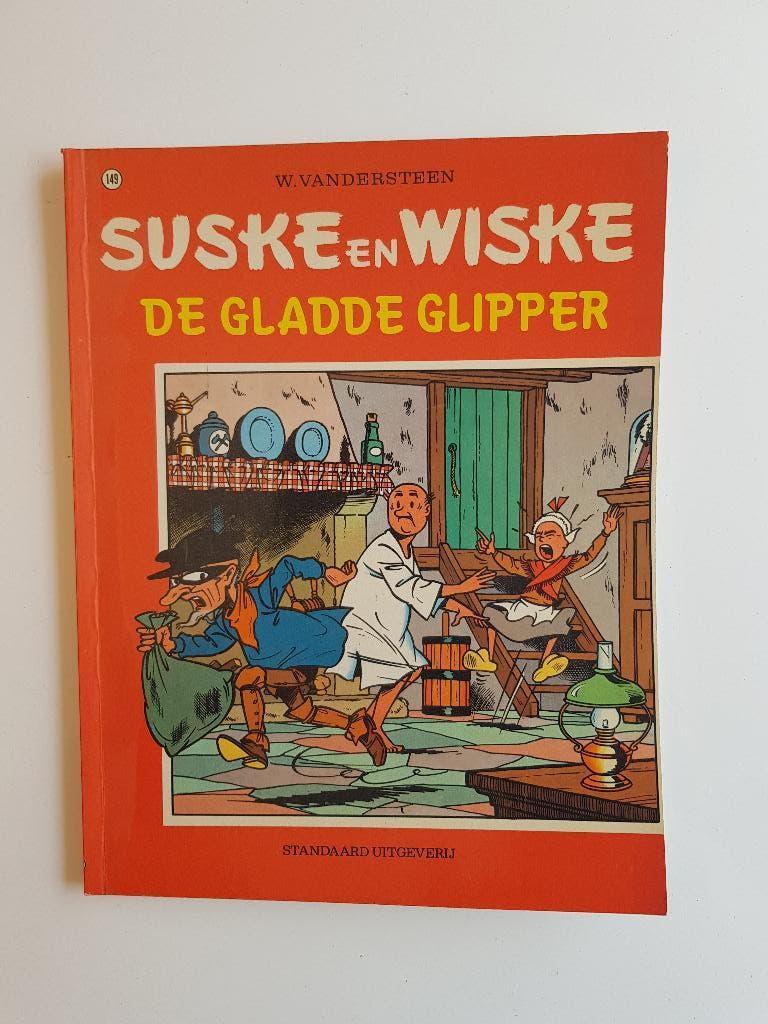 Suske en Wiske N 149 - De gladde glipper uit 1/06/1974, Boeken, Eén stripboek, Ophalen of Verzenden, Zo goed als nieuw, Studio Vandersteen