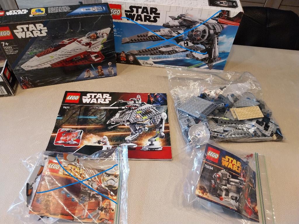 lego star wars lot sets, Lego, Ensemble complet, Comme neuf, Pièces supplémentaires incluses