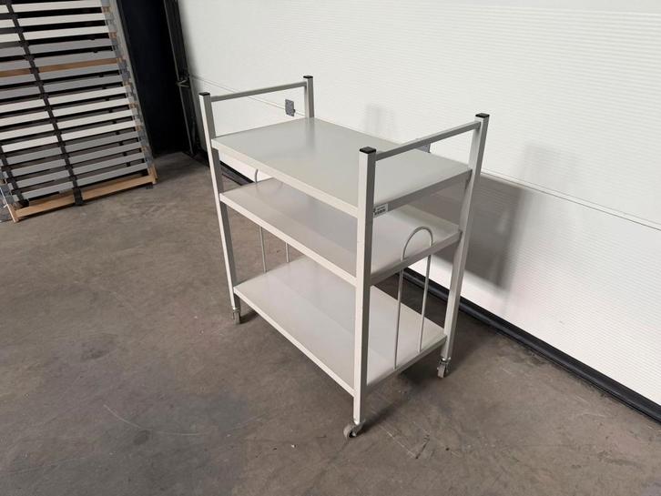 (24) Metalen serveerkar op wielen, Maison & Meubles, Accessoires pour la Maison | Plateaux, Comme neuf, Enlèvement