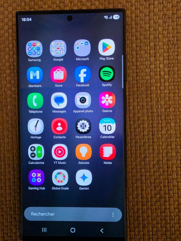 A vendre GSM NOIR SAMSUNG S23 ULTRA 512 GB, Neuf, 512 GB, Enlèvement, Sans abonnement