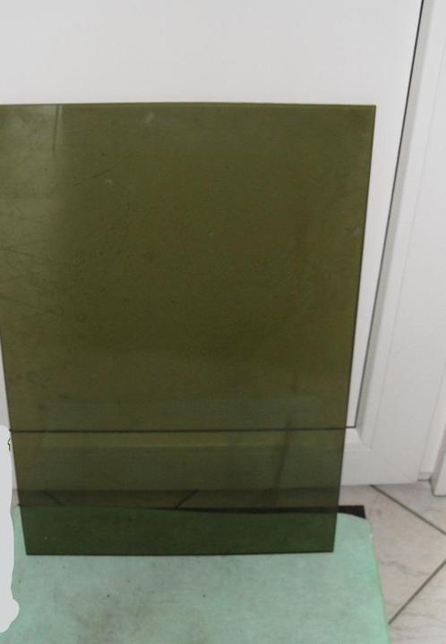 Te koop 2 glazen tafelbladen, Huis en Inrichting, Tafelonderdelen, Zo goed als nieuw, Rechthoekig, Glas, Ophalen