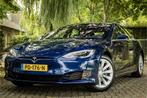 Tesla Model S 90D incl BTW Enhanced Autopilot Luchtvering, Autos, Tesla, Jantes en alliage léger, Berline, Automatique, Bleu