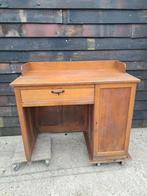 Vintage houten bureau, Antiek en Kunst, Ophalen