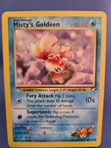 Misty's Goldeen 85/132 - Gym Heroes beschikbaar voor biedingen
