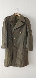 wollen kaki overjas ABL Belgisch leger, Ophalen of Verzenden, Landmacht, Kleding of Schoenen