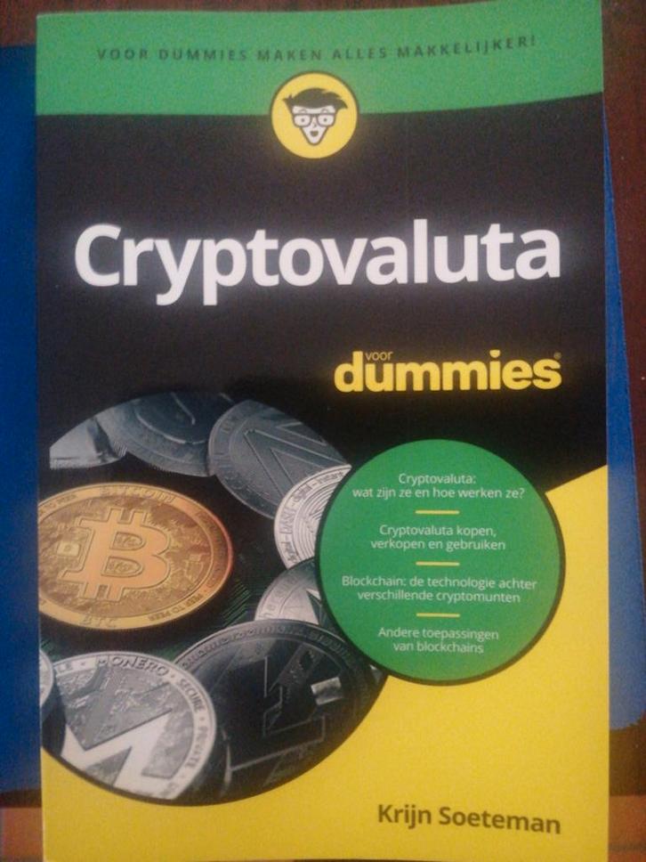 Krijn Soeteman - Cryptovaluta voor Dummies, Boeken, Informatica en Computer, Zo goed als nieuw, Ophalen of Verzenden