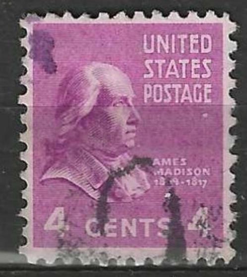 USA 1938 - Yvert 373 - James Madison (ST), Timbres & Monnaies, Timbres | Amérique, Affranchi, Envoi