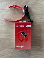 Fitbit Charge 6 met Orangje bandje, Handtassen en Accessoires, Activity trackers, Ophalen, Zo goed als nieuw, Fitbit