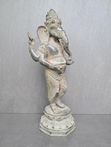Bronzen beeld/Ganesh/Ganapati/India/Azië/44 cm beschikbaar voor biedingen