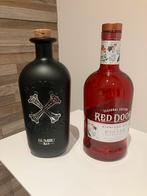 Lege fles Bumbu rum en Red Door gin, Verzamelen, Glas en Drinkglazen, Ophalen of Verzenden, Zo goed als nieuw
