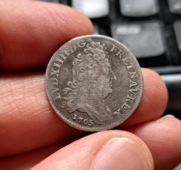 France - Louis 14 - 1705 argent