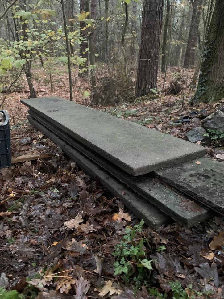 Betonnen paden, Tuin en Terras, Tegels en Klinkers, Gebruikt, Terrastegels, Beton, Minder dan 5 m², Ophalen