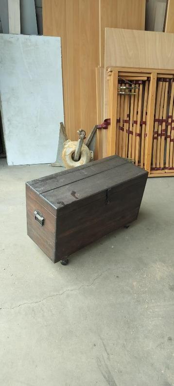 Houten kist, 50 à 100 cm, Enlèvement, Utilisé, Moins de 50 cm