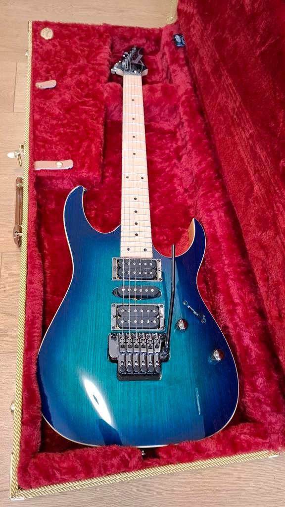 Ibanez RG370AHMZ-BMT, Muziek en Instrumenten, Snaarinstrumenten | Gitaren | Elektrisch, Zo goed als nieuw, Ibanez, Ophalen