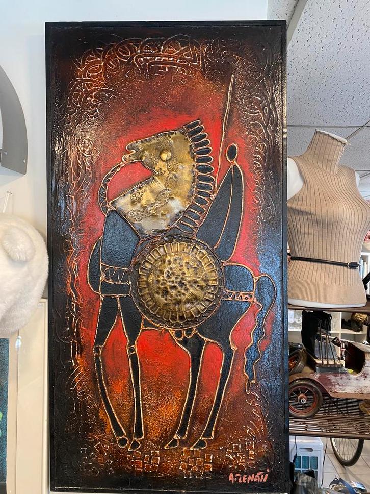 Lot de Tableau Anciens Moderne Nature morte paysage art, Antiek en Kunst, Kunst | Schilderijen | Abstract, Ophalen of Verzenden
